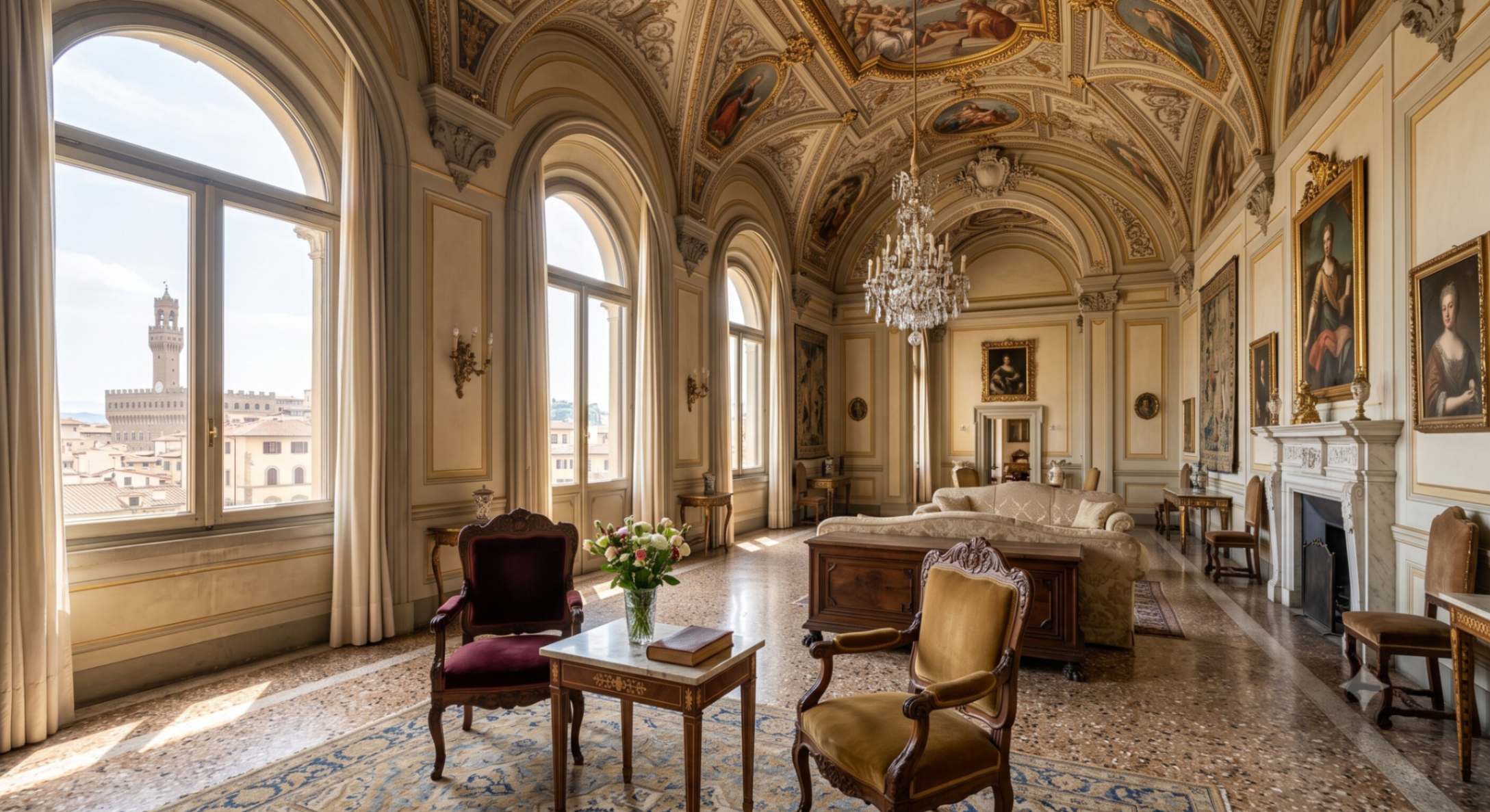 Interior view of Palazzo Sogni lobby